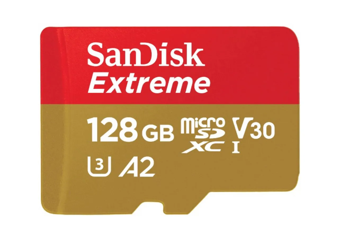 SanDisk Extreme microSDXC UHS-I Card (Class 10) 4K UHD - 64gb(SDSQXAH)/128gb(SDSQXAA)/ 256gb, 512gb(SDSQXAV)