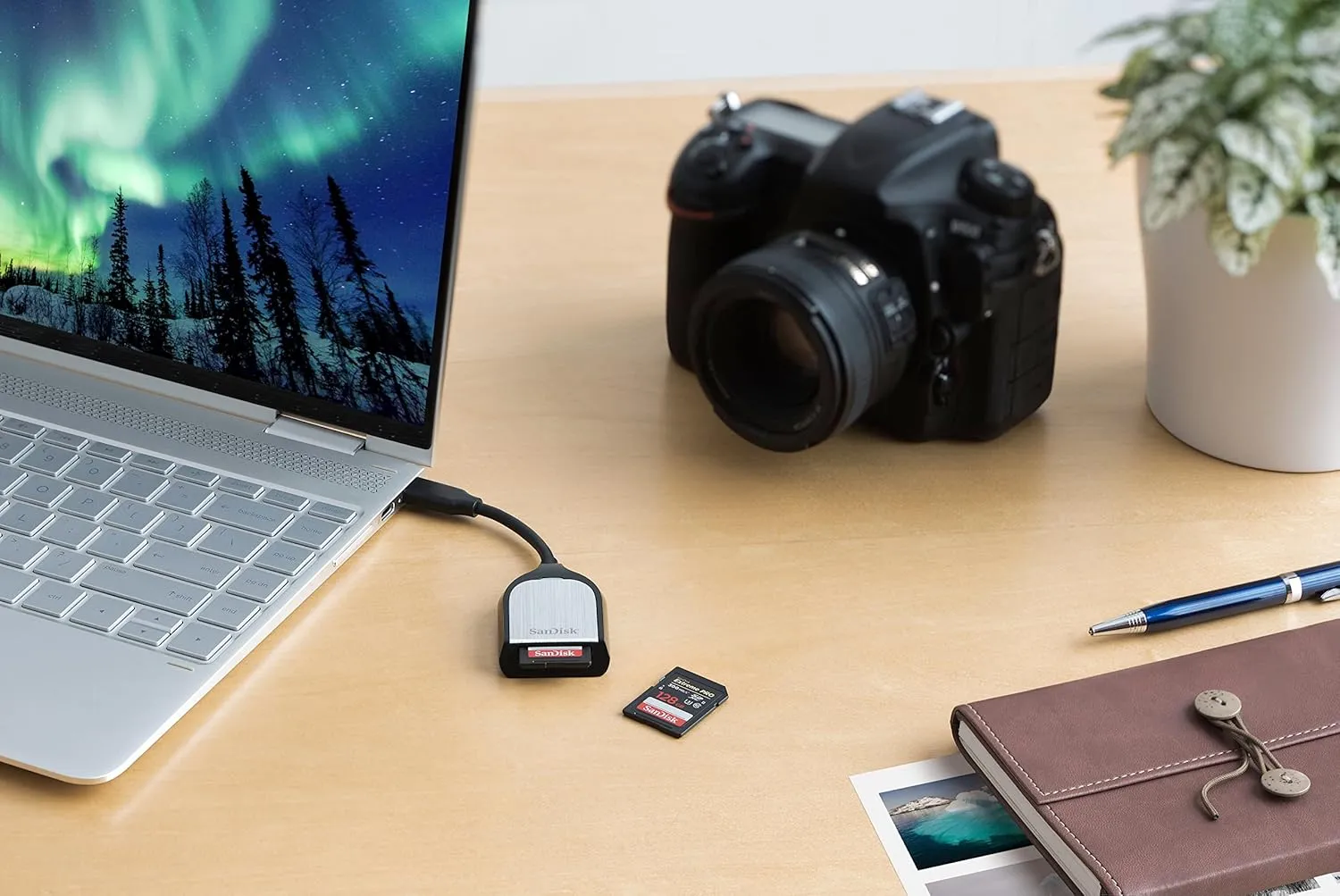SanDisk Extreme PRO SD UHS-II (USB C) 讀/寫卡機 SDDR-409-G46 783-1363
