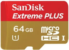 SanDisk EXTREME®PLUS MICRO SDHC C 10 CARDS Read 80MB/s Write Speed 533x