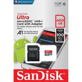 Sandisk Micro SD Card 400GB 100MB/S Class 10