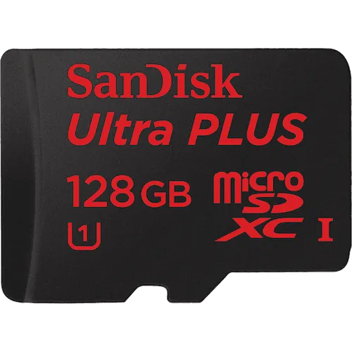 SanDisk - Ultra PLUS microSDHC/ microSDXC UHS-I Micro SD Memory Card