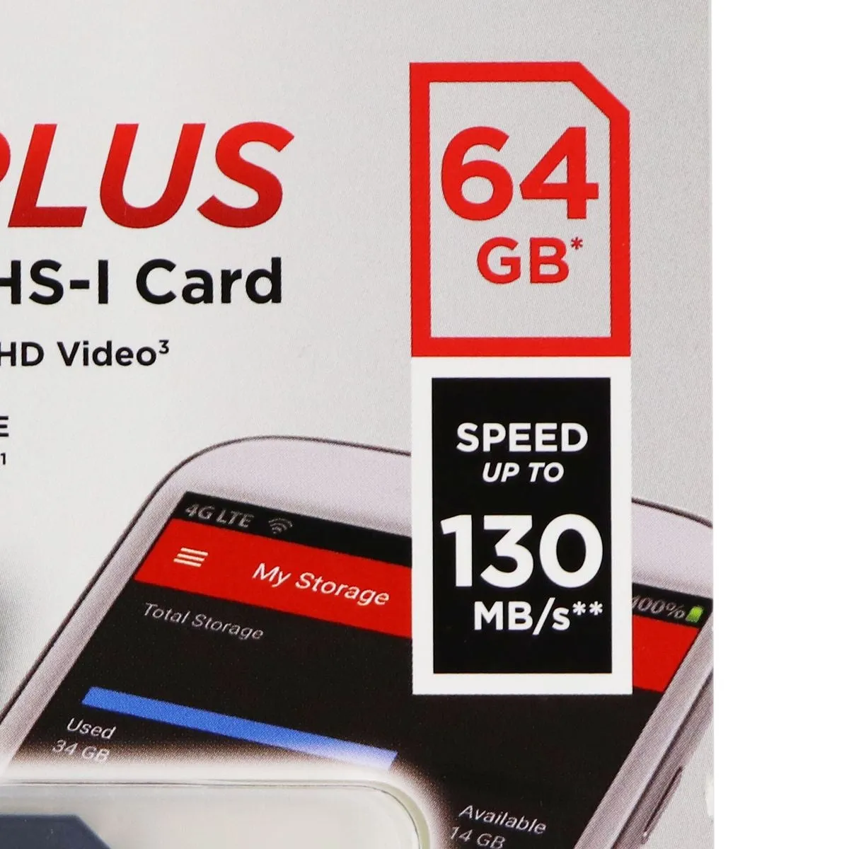 SanDisk Ultra Plus microSDXC UHS-1 Card with Adapter - (64GB / 130MB/s)