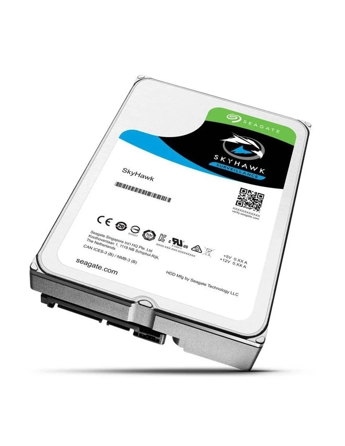 Seagate 12TB SkyHawk AI ST12000VE001 Surveillance 3.5" SATA 7200rpm 256MB Cache HDD