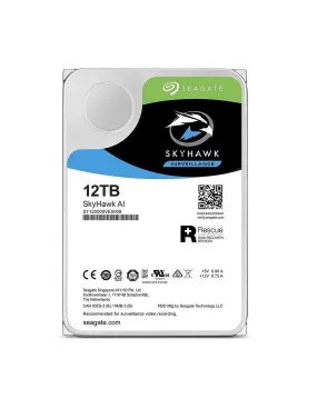Seagate 12TB SkyHawk AI ST12000VE001 Surveillance 3.5" SATA 7200rpm 256MB Cache HDD