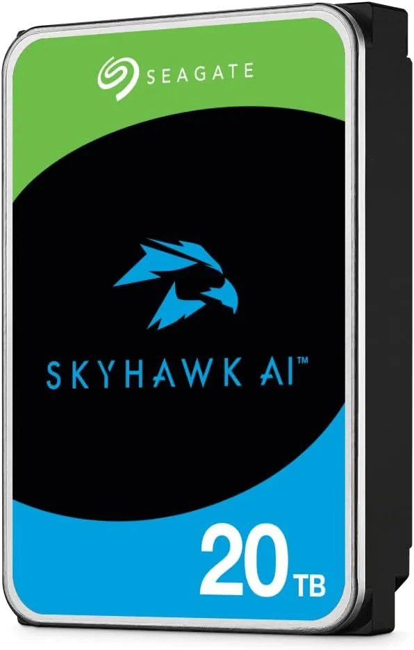 Seagate 20TB SkyHawk AI ST20000VE002 Surveillance 3.5" SATA 7200rpm 256MB Cache HDD
