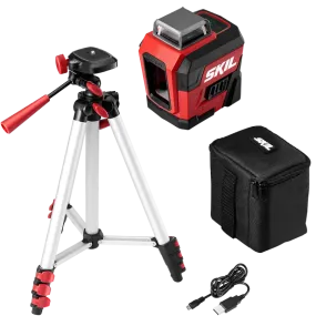 SKIL LL9322G-01 Self-leveling 360 Degree Green Cross Line Laser w/ Tripod