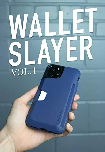 Smartish iPhone 11 Pro Wallet Case - Wallet Slayer Vol. 1 [Slim   Protective] Credit Card Holder (Silk) - Blues on The Green