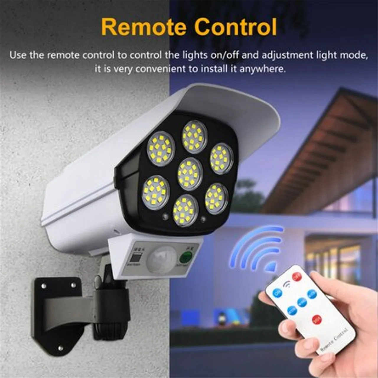 Solar Powered Dummy Camera Sensor Light