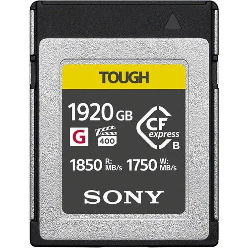 Sony CEBG1920T 1920GB CFexpress Type B TOUGH Memory Card - Almost 2TB