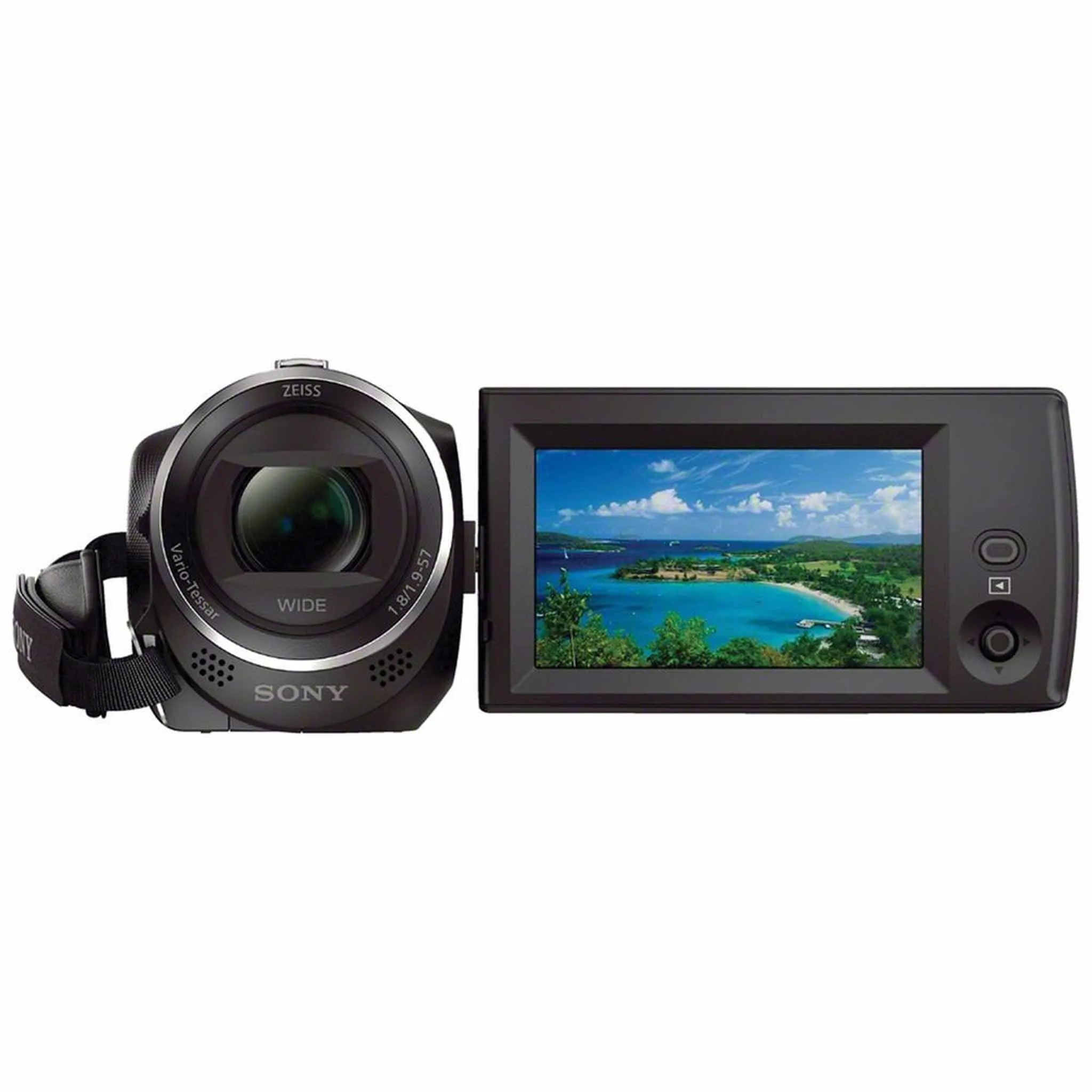 Sony HDR-CX405 HD Handycam HDRCX405/B   64GB microSDXC   Carrying Case   Deluxe Cleaning Kit Bundle