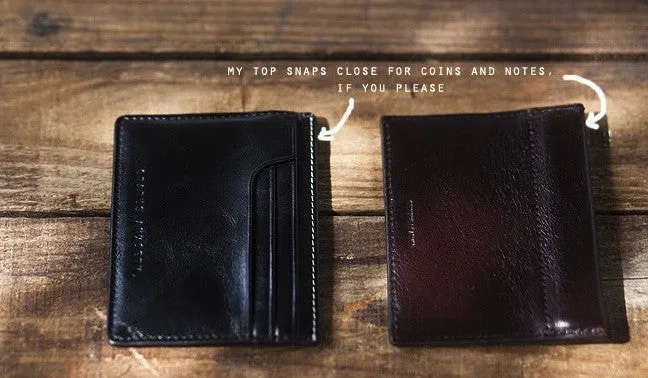 Status Anxiety Isaac Wallet - Chocolate
