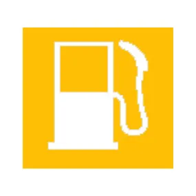Switch Lens Bottom Amber Fuel Warning Pk1