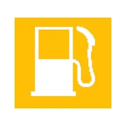 Switch Lens Bottom Amber Fuel Warning Pk1
