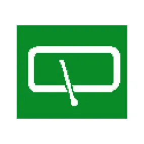 Switch Lens Top Green Rear Window Wiper Pk1