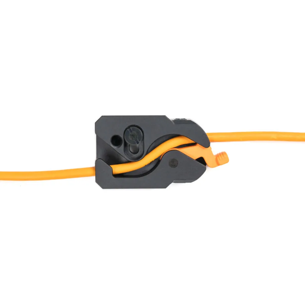 Tether Tools TetherGuard LeverLock Plate & TetherPro Dual Right-Angle USB-C Cable Kit (15', High-Visibility Orange) - Bundle