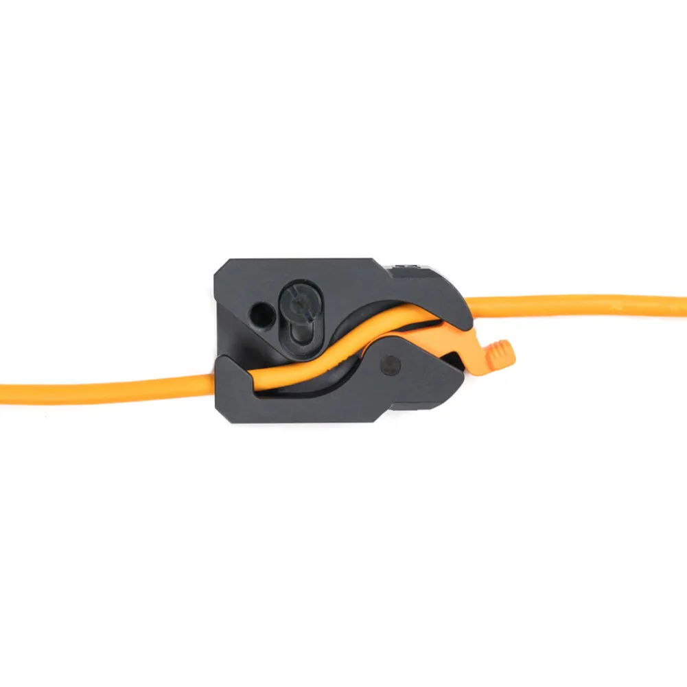 Tether Tools TetherGuard LeverLock Plate & TetherPro USB-C to Right-Angle USB-C Cable Kit (15', High-Visibility Orange) - Bundle