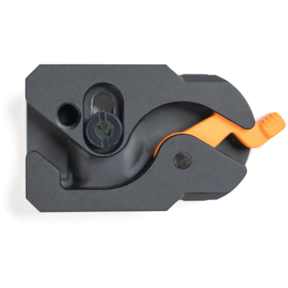 Tether Tools TetherGuard LeverLock Plate & USB-C Cable Kit (15', High-Visibility Orange) - Bundle