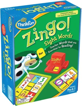 Think Fun Zingo Sight Words Grades Pre-K-1
