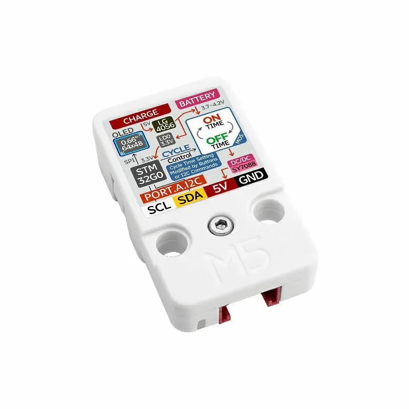 Timer Power Unit with OLED Display (INA3221)