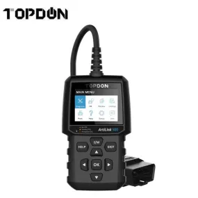 TOPDON - Artilink 500 - OBDII Diagnostic Scan Tool - O2 Sensor - 18V - 2.8" LCD - DTC Library Lookup - Live Data Monitoring
