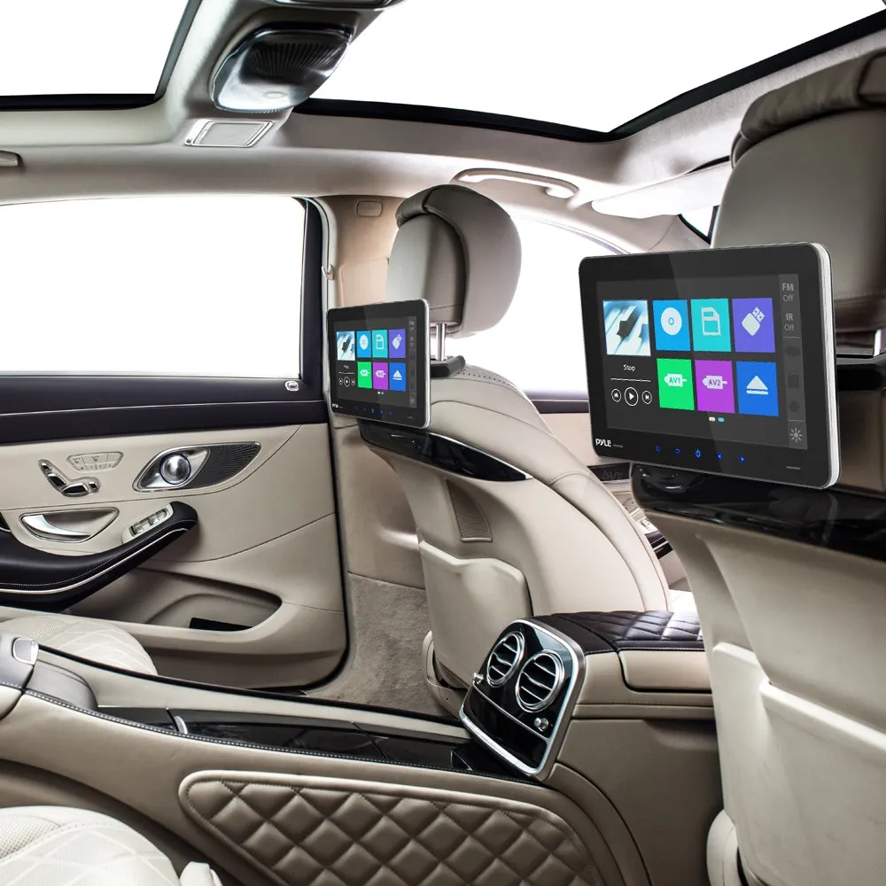 Touchscreen Cd/Dvd Player - Vehicle Headrest Mount Multimedia Entertainment System (9.4’’ -Inch Display)