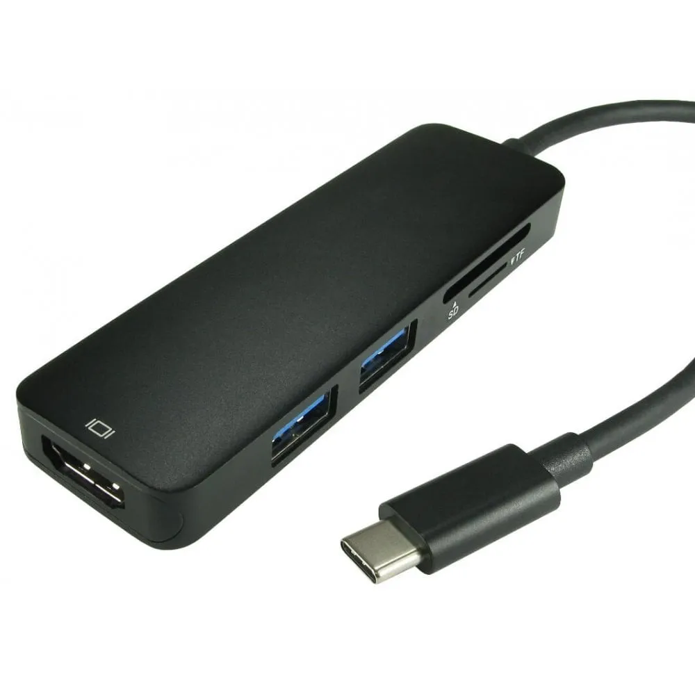 USB C TO HDMI 4K 30Hz   USB 3.0   Card Reader