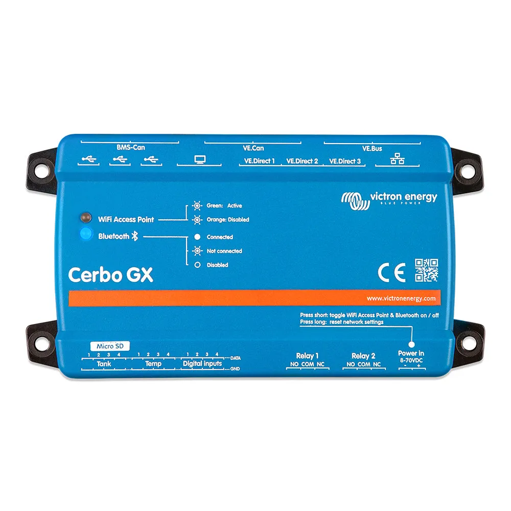 Victron Energy Cerbo GX MK2 - VE.Can Ports, USB Host Ports, Digital Input