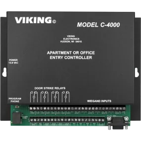 Viking C-4000 Apartment / Office Entry System Controller for Up To 4 Entrance Locations
