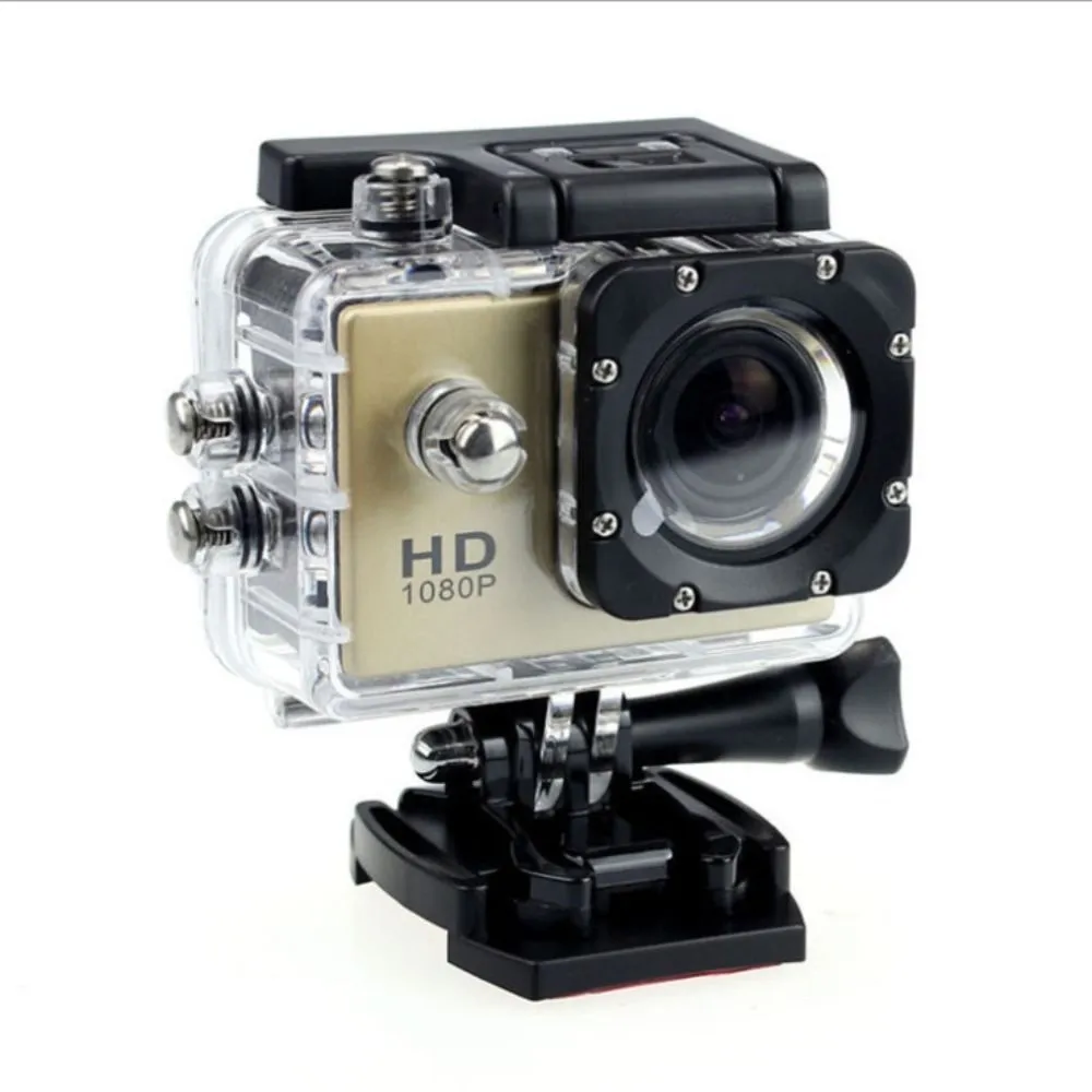 Waterproof HD 1080P Digital Video Camera - G22 COMS Sensor, Wide Angle Lens, Sports Camera for Swimming and Diving