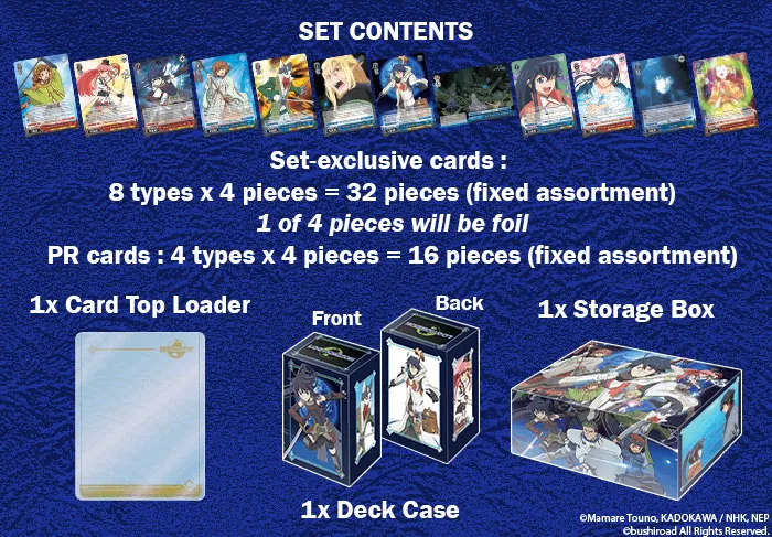 Weiss Schwarz: LOG HORIZON - English Power Up Set