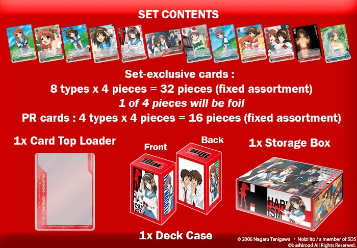 Weiss Schwarz: The Melancholy Of Haruhi Suzumiya - English Power Up Set