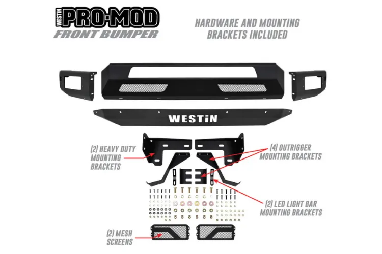Westin 58-41065 Ford F150 2018-2022 Pro-Mod Front Bumper Non-Winch