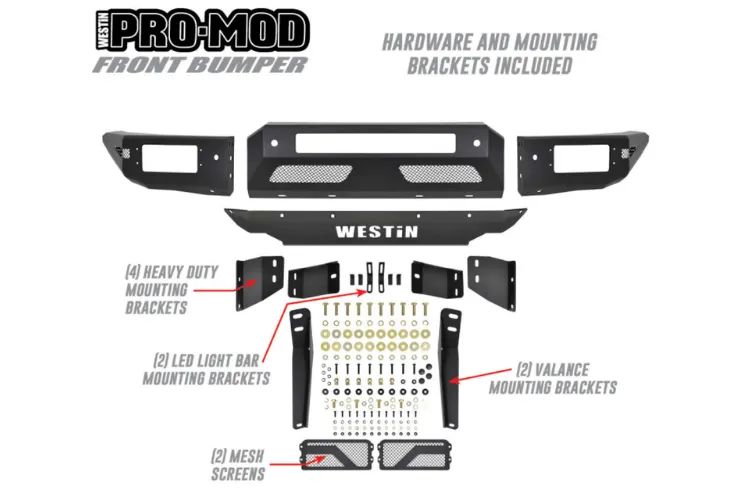 Westin 58-41085 Ford Ranger 2019-2022 Pro-Mod Front Bumper Non-Winch