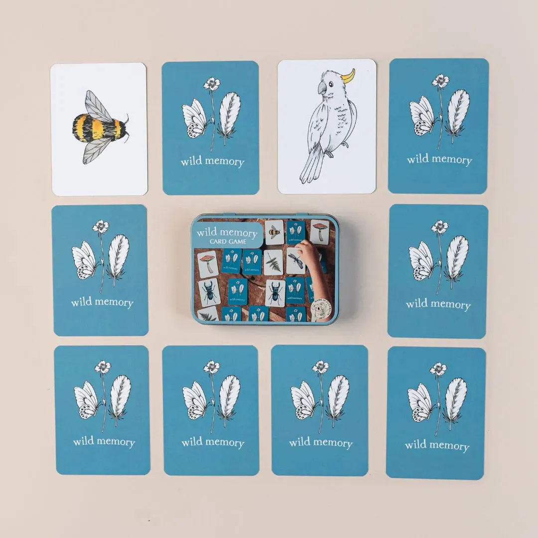 Wild Memory Game Nature Outdoor Travel Toys 3yrs 