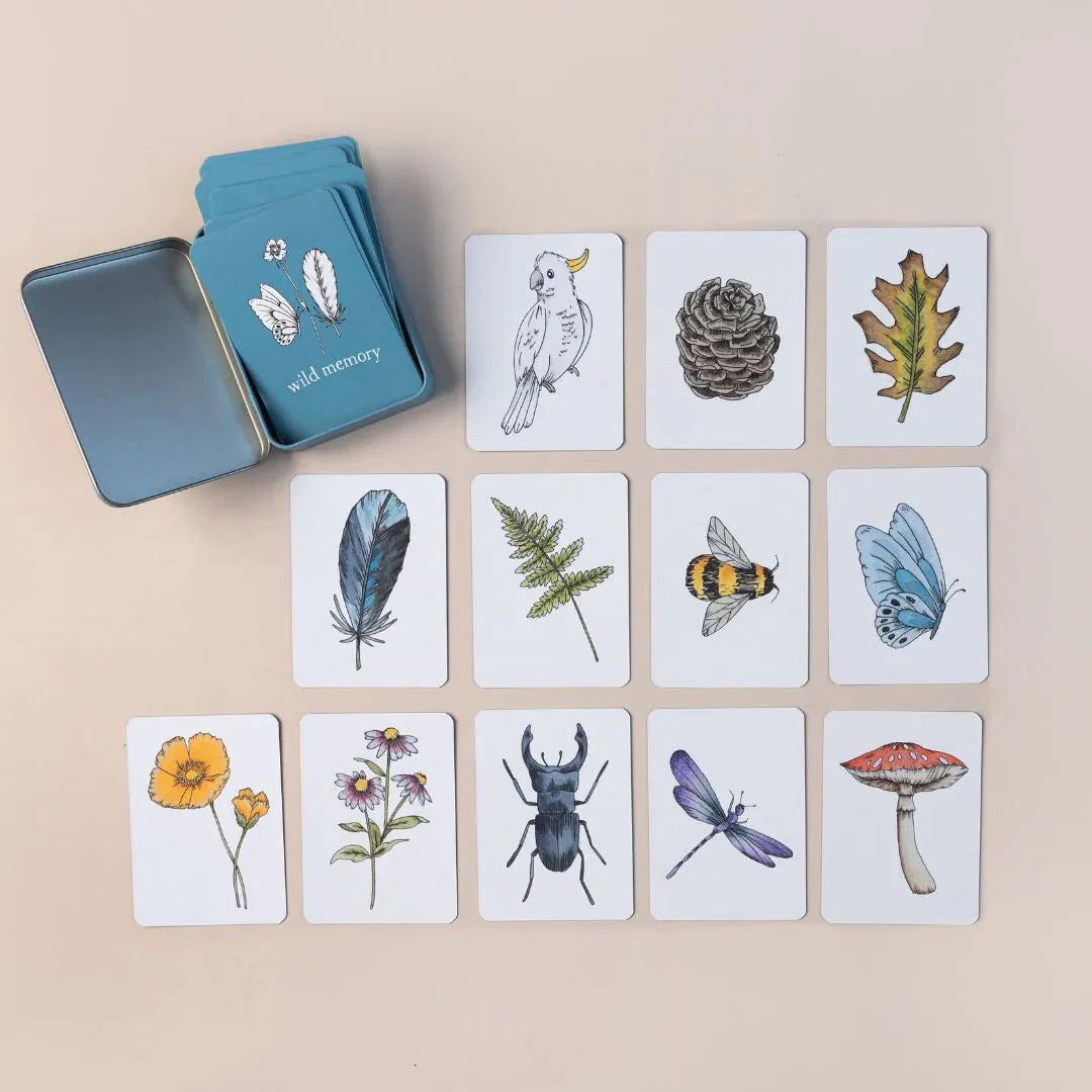 Wild Memory Game Nature Outdoor Travel Toys 3yrs 