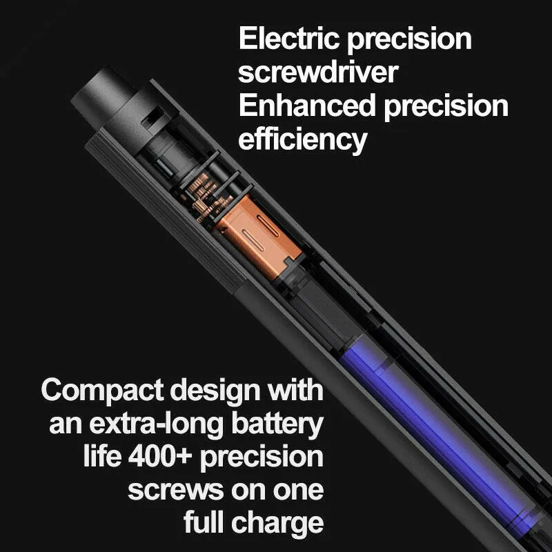 Xiaomi Mijia Electric Precision Screwdriver Magnetic Kit with 24 PCS Screw Heads Power Tools Sets for Smart Home PC Phone Repair