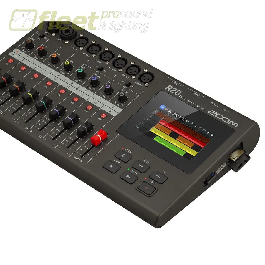 Zoom R20 16-track Recorder, Interface, Controller, Sampler